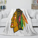 Chicago Blackhawks Blanket Flannel Throw Kids Room Decoration