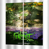 I Am Groot Curtains Pattern Blackout Window Drapes