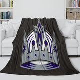 Los Angeles Kings Blanket Flannel Throw Kids Room Decoration