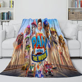 PAW Patrol The Movie Blanket Flannel Throw Kids Room Decoration