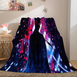 Anime Jujutsu Kaisen Flannel Throw Cosplay Blanket