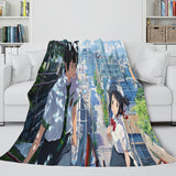 Anime Your Name Cosplay Flannel Blanket Throw