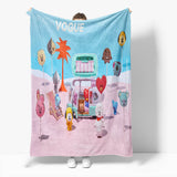 BT21 Flannel Fleece Throw Cosplay Blanket