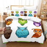 Cartoon Owl Bedding Sets Quilt Cover Without Filler