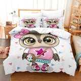 Cartoon Owl Bedding Sets Quilt Cover Without Filler