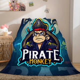 Characters Logo Flannel Fleece Throw Cosplay Blanket