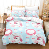 Cute Unicorn Bedding Set Quilt Covers Without Filler