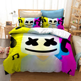 DJ Marshmello Cosplay Bedding Set Quilt Covers Without Filler