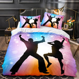 Dance Pattern Bedding Set Quilt Duvet Covers Bed Sets