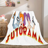 Futurama Cosplay Flannel Blanket Throw