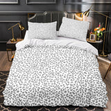 Leopard Graphic Print Bedding Set Duvet Cover Without Filler