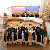 Haikyuu Cosplay Students Bedding Set Quilt Cover Without Filler