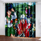 Inuyasha Curtains Blackout Window Drapes