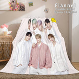 BTS Butter Bangtan Boys Flannel Fleece Blanket
