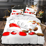 Merry Christmas Bedding Set Duvet Cover Without Filler