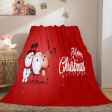 Merry Christmas Flannel Fleece Blanket