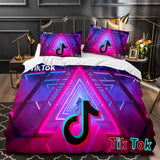 Tiktok Pattern Bedding Sets Tik Tok Quilt Duvet Without Filler