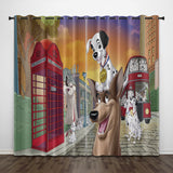 101 Dalmatians Curtains Pattern Blackout Window Drapes