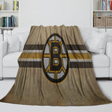 Boston Bruins Blanket Flannel Throw Kids Room Decoration