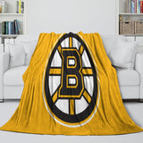 Boston Bruins Blanket Flannel Throw Kids Room Decoration