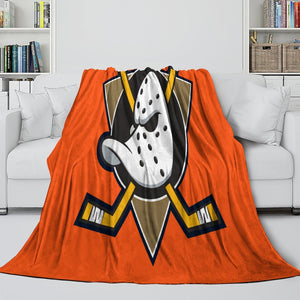 Anaheim Ducks Blanket Flannel Throw Kids Room Decoration