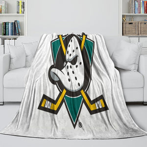 Anaheim Ducks Blanket Flannel Throw Kids Room Decoration