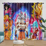 Anime Dragon Ball Curtains Kids Blackout Window Drapes