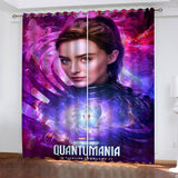 Ant-Man and The Wasp Quantumania Curtains Pattern Blackout Window Drapes
