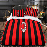 Associazione Calcio Milan Duvet Cover Bedding Set Without Filler