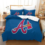 Atlanta Braves Bedding Set Quilt Cover Without Filler