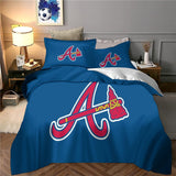 Atlanta Braves Bedding Set Quilt Cover Without Filler