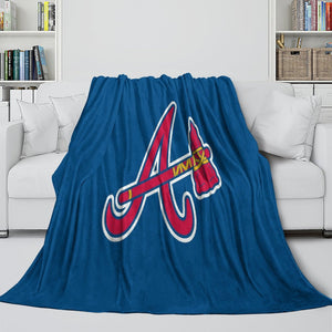 Atlanta Braves Blanket Flannel Throw Room Decoration