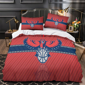 Atlanta Hawks Bedding Set Duvet Cover Without Filler