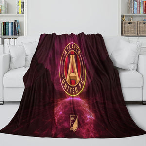 Atlanta United FC Blanket Flannel Fleece Throw Room Decoration