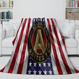 Atlanta United FC Blanket Flannel Fleece Throw Room Decoration