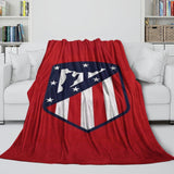 Atlético Madrid Blanket Flannel Fleece Kids Room Decoration