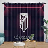 Atlético Madrid Curtains Blackout Window Drapes Kids Room Decoration
