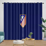 Atlético Madrid Curtains Blackout Window Drapes Room Decoration