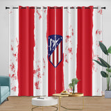 Atlético Madrid Curtains Blackout Window Drapes Room Decoration