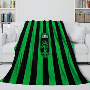 Austin FC Blanket Flannel Fleece Throw Room Decoration