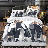 BTS Bangtan Boys Duvet Cover Kids Bedding Set Without Filler