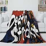 Batman Ninja Pattern Blanket Flannel Throw Room Decoration