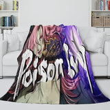 Batman Ninja Pattern Blanket Flannel Throw Room Decoration
