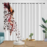 Batwoman Curtains Pattern Blackout Window Drapes Room Decoration