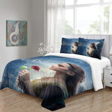 Beauty and the Beast Bedding Set Quilt Duvet Cover Without Filler