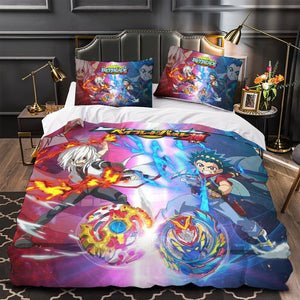 BeyBlade Burst Duvet Cover Kids Bedding Set Without Filler