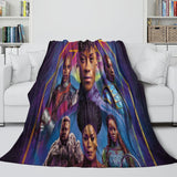 Black Panther Wakanda Forever Blanket Flannel Throw
