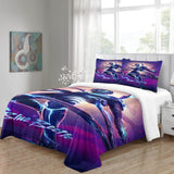 Blue Beetle Bedding Set Quilt Duvet Cover Without Filler