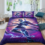Blue Beetle Bedding Set Quilt Duvet Cover Without Filler