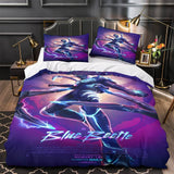 Blue Beetle Bedding Set Quilt Duvet Cover Without Filler